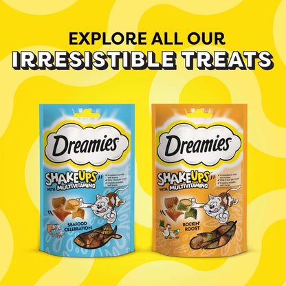 Dreamies Shakeups Seafood Celebrations Cat Treats, 8X55G