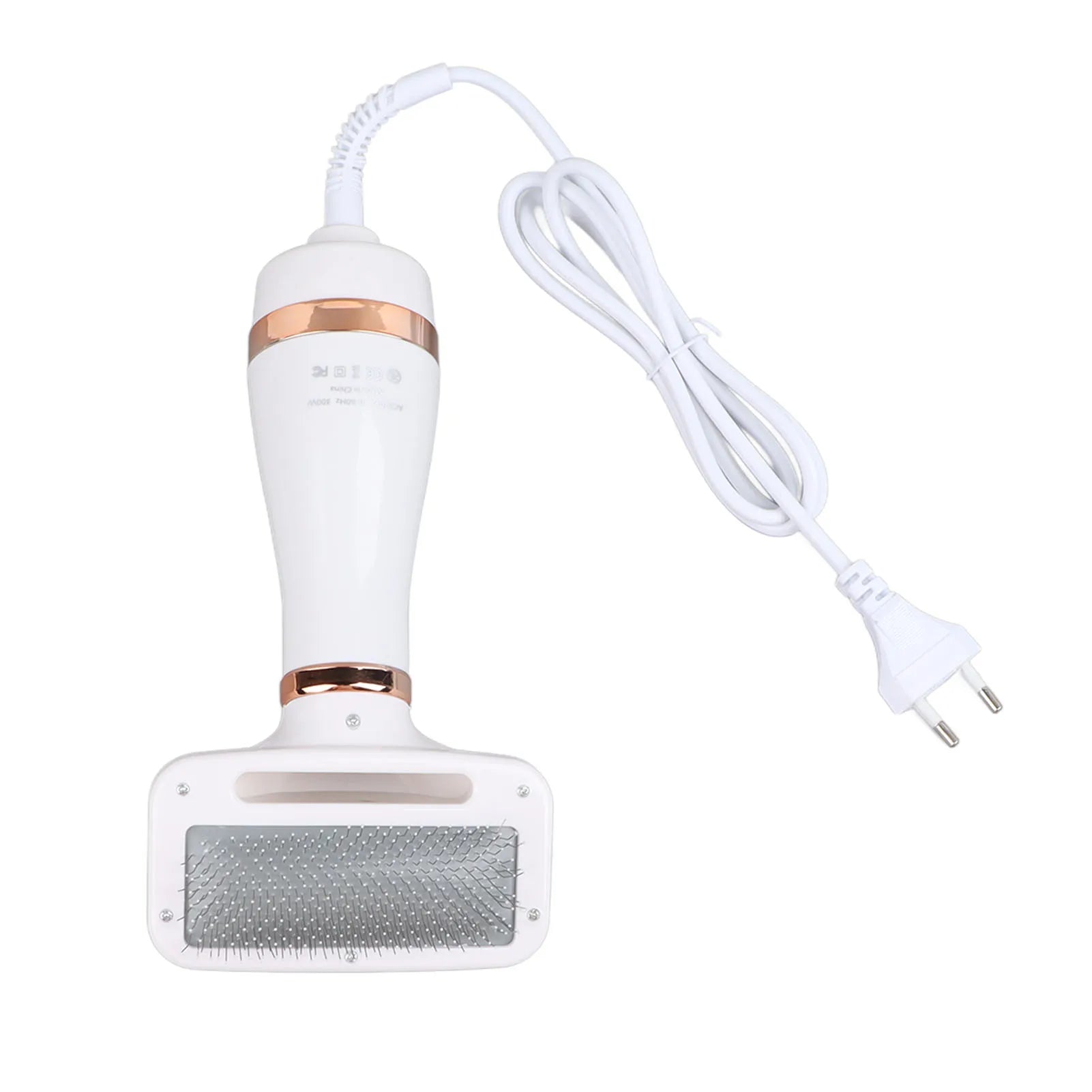Dog Hair Dryer Portable Pet Grooming Dryer 2 in 1 Handheld Dog Slicker Brush and Dog Hair Dryer for Dogs Cats EU Plug 220V