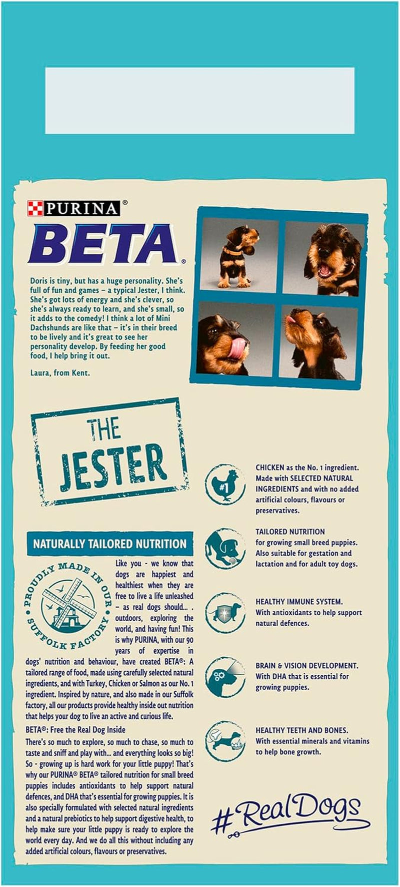 Puppy Small Breed Dry Dog Food Chicken 2Kg