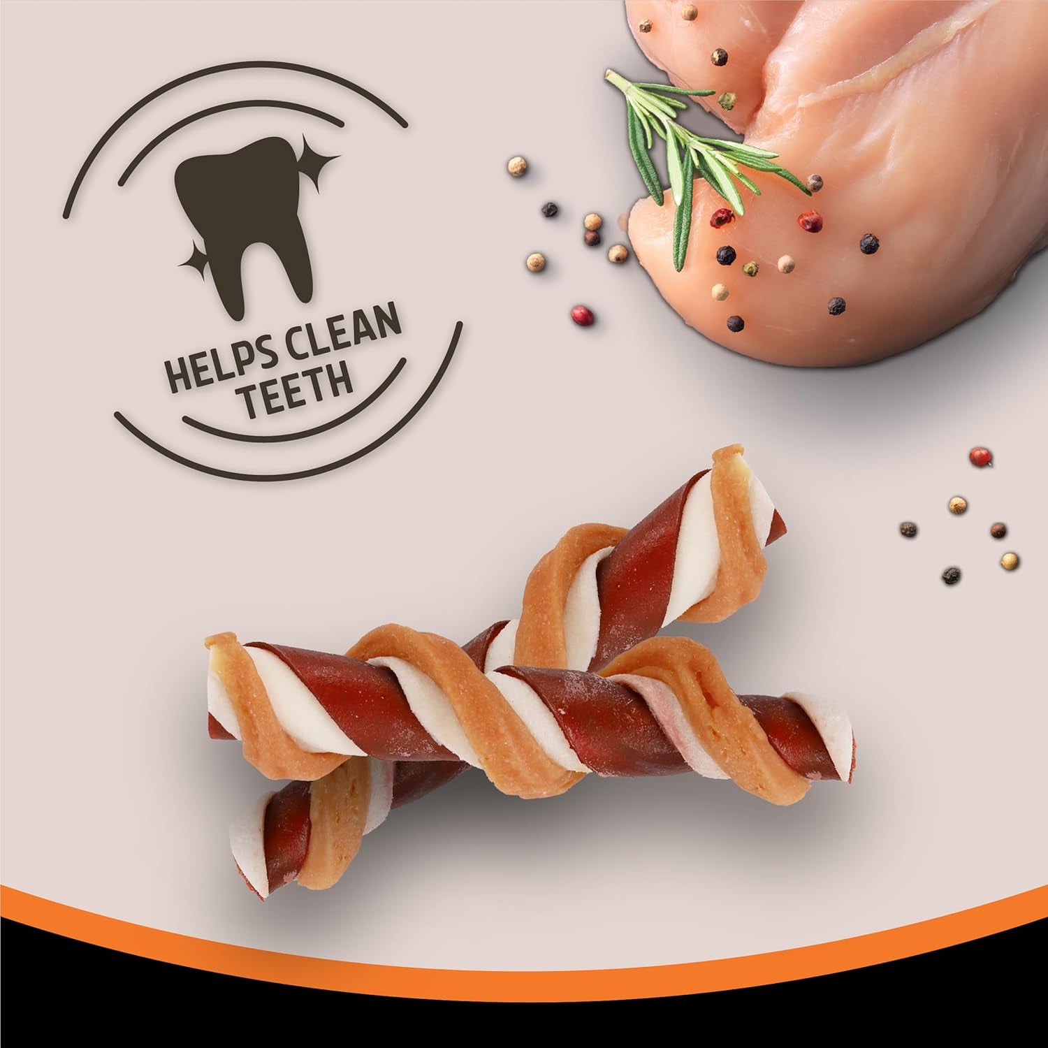 Medium Trio Sticks for Dogs - Made with Chicken, Grain Free Chews, High Protein Dog Treats, by Pets Unlimited (3Pc, 90G)