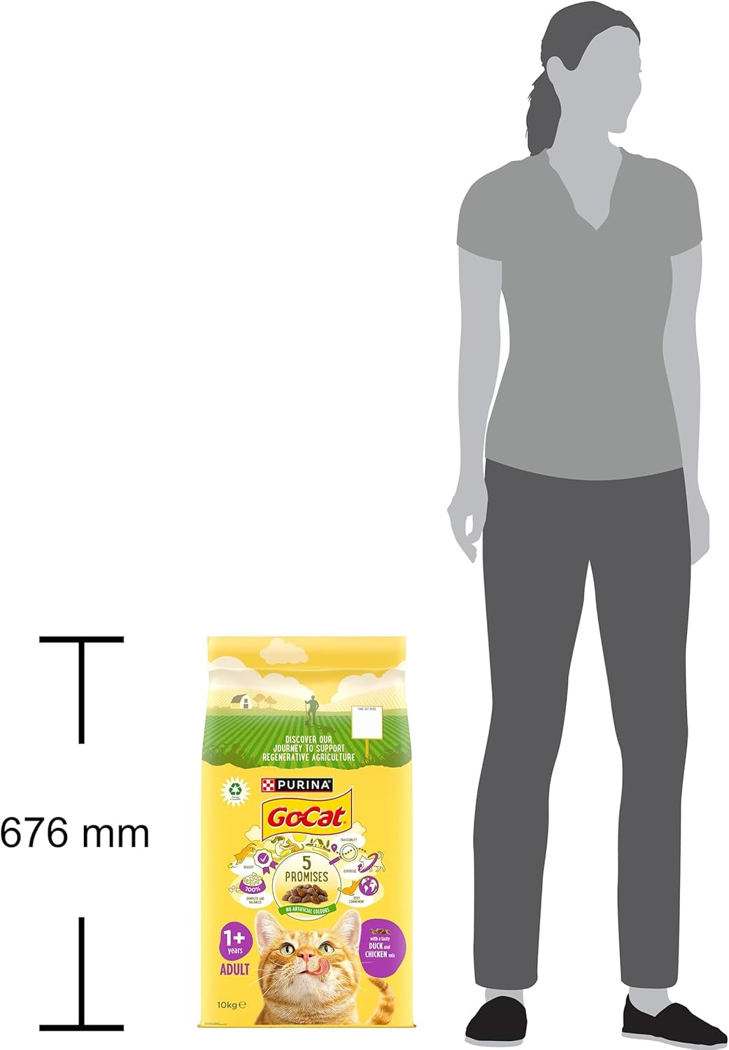 Chicken and Duck Dry Cat Food 10Kg