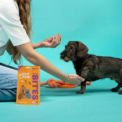 Natural Dog Treats, Chicken Top Dog Bites Small, 1 X 120G Family Pack, Grain Free, High in Protein Fresh Meat, Full of Essential Amino Acids for Healthy Insides