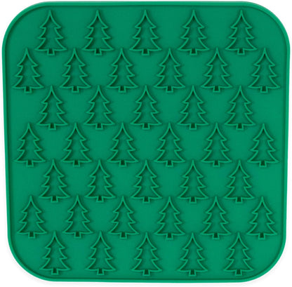 Cupid & Comet Christmas Lickmat for Dogs with Turkey & Cranberry Paste, Enrichment Dog Toy & Treat, 75G - Festive, Tasty Dog Snacks