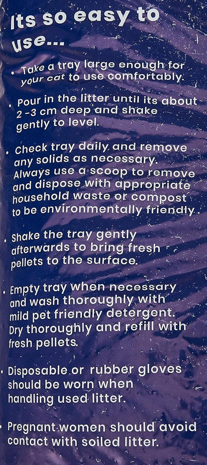 Fresh Paws Premium Wood Pellet Cat Litter, 30 L