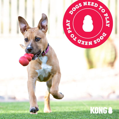 Classic Stuffable Dog Toy - Fetch & Chew Toy for Dogs - Treat-Filling Capabilities - Durable Natural Rubber Material - for Small Dogs