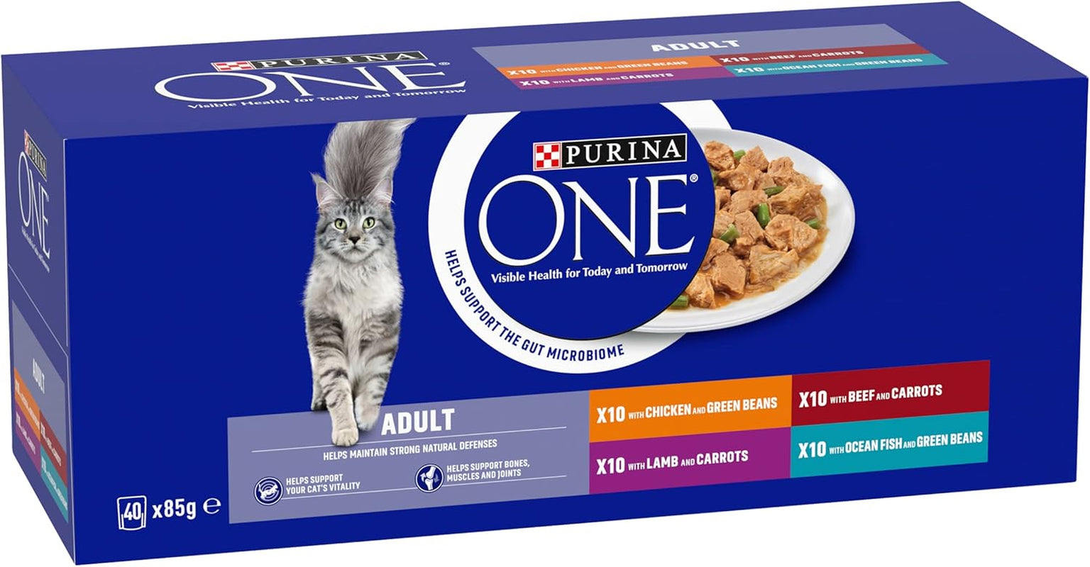 Adult Cat Food Mini Fillets in Gravy 40 X 85G