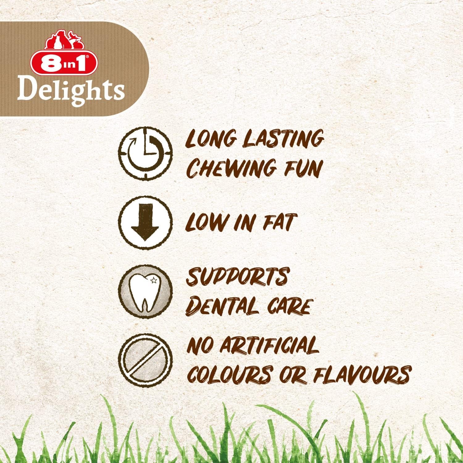 Delights Chicken Chew Bone S, Healthy Chew Snack for Small Dogs, 1 Piece