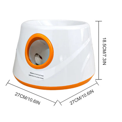 Automatic Dog Ball Launcher Indoor/Outdoor Interactive Dog Toy for Throwing and Playtime Includes 3 Balls and Data Cable