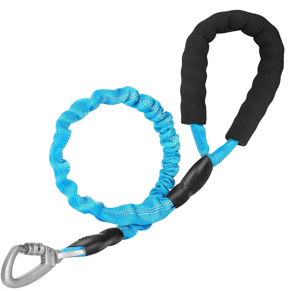 Dog Leash Elastic Reflective Pet Leashes with Padded Handle Safe Leader Rope for Dog NO Pull Walking Running Pet Accessories