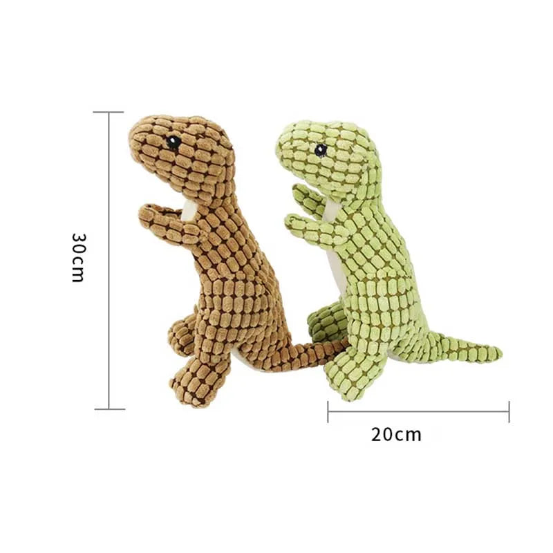 Stuffed Dinosaur Dog Toy