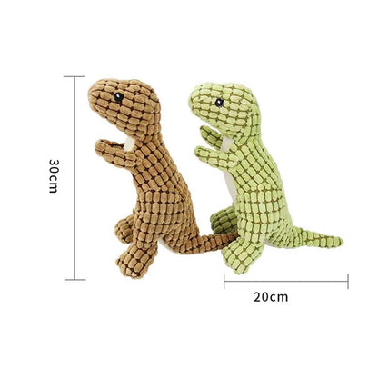 Stuffed Dinosaur Dog Toy