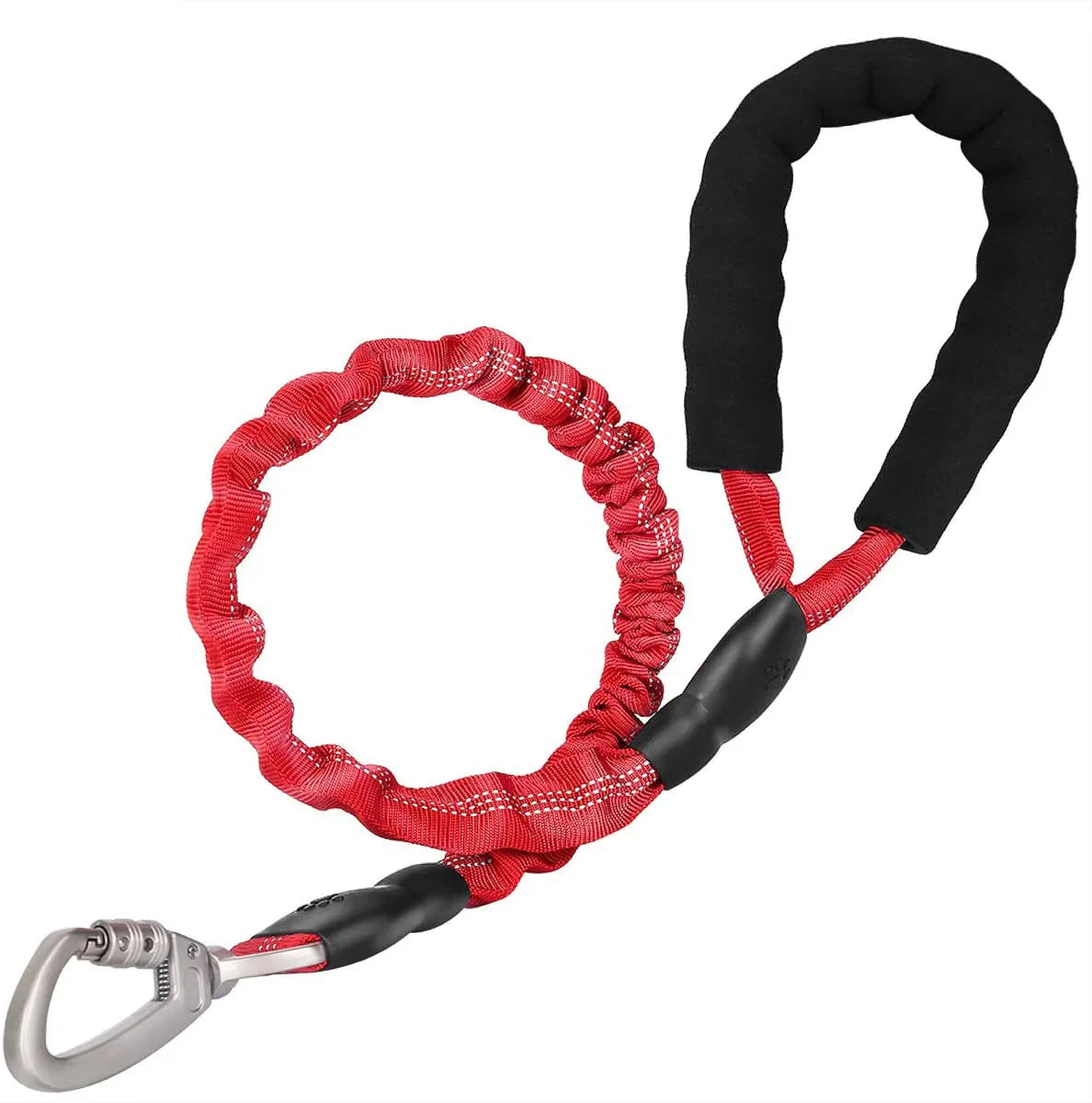 Dog Leash Elastic Reflective Pet Leashes with Padded Handle Safe Leader Rope for Dog NO Pull Walking Running Pet Accessories