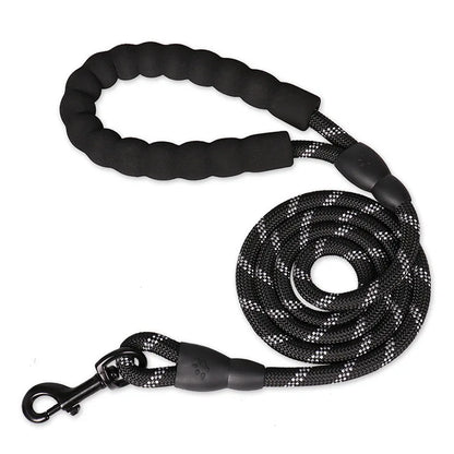 Pet Dog Leash Night Reflection Outdoor Multicolor round Rope for Big Small Medium Large Dog Drag Pull Tow Leash Dog Accessories