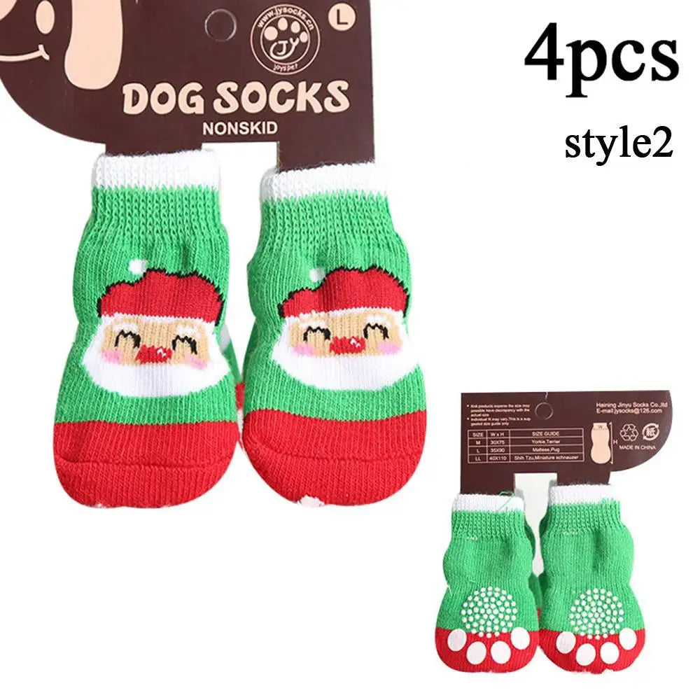 Christmas Winter Pet Socks 