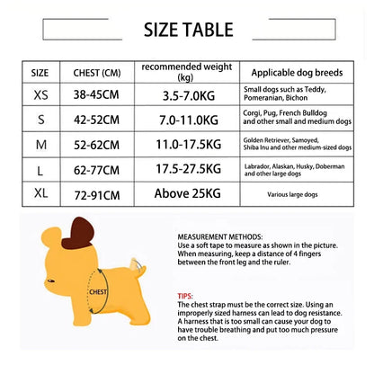 Dog Harness Quick Release Vest Pet Puppy Harness Nylon Material Breathable Pet Harness for Dog Adjustable Pet Outdoor Harness