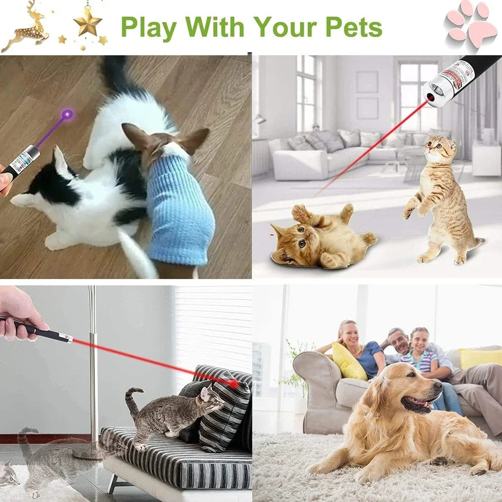 Multi Color Cat Training Laser Pen 