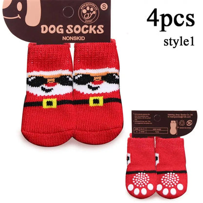 Christmas Winter Pet Socks 
