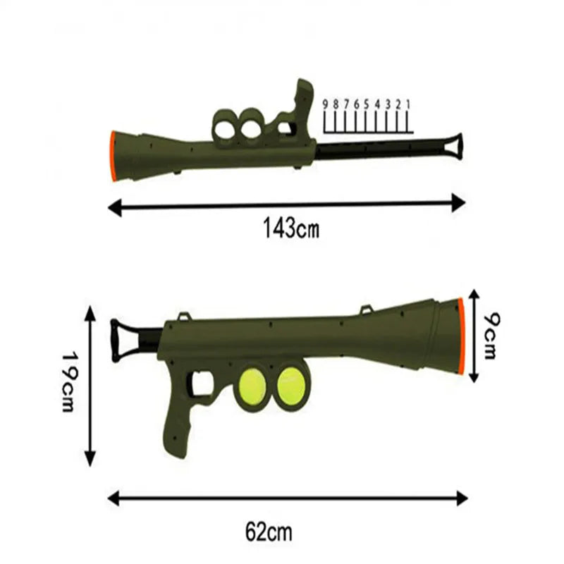  Dog Tennis Training Shooting Gun