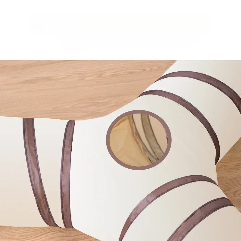 Cat Tunnel Long T/Y Ways Cat Play Tunnel Foldable Funny Interactive Indoor Play Toys Games Kitty Cubes Pet Supplies