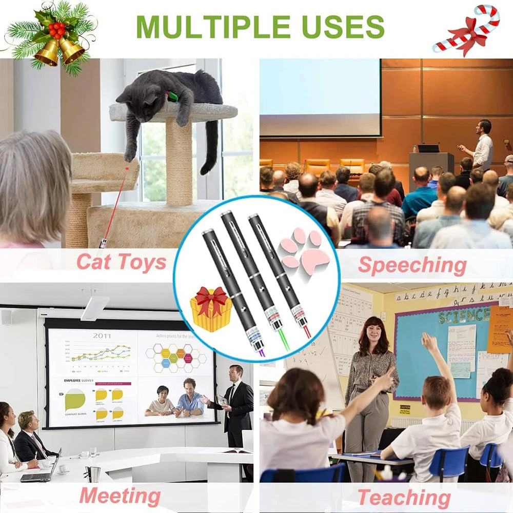 Multi Color Cat Training Laser Pen 