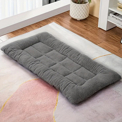 Dog Pet Beds Extra Large Plush Dog Bed Sofa Thickened Super Soft Polyester Pet Mat Dog Crate Mat Bed for Large Dog Bed