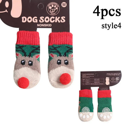 Christmas Winter Pet Socks 