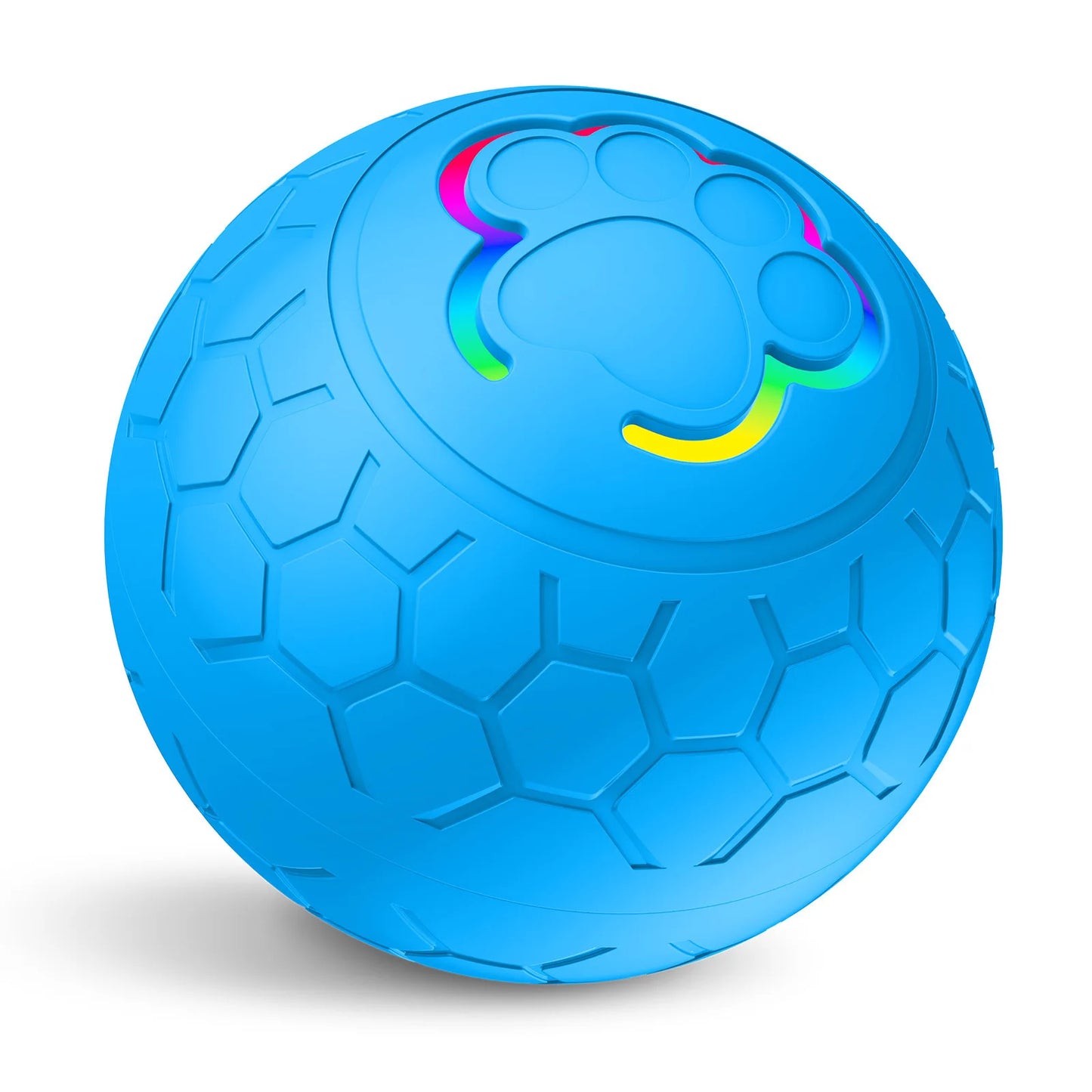Smart Toy Ball Electronic Interactive Pet Toy Ball USB Automatic Bouncing Rolling Toy Ball with RGB Lights.