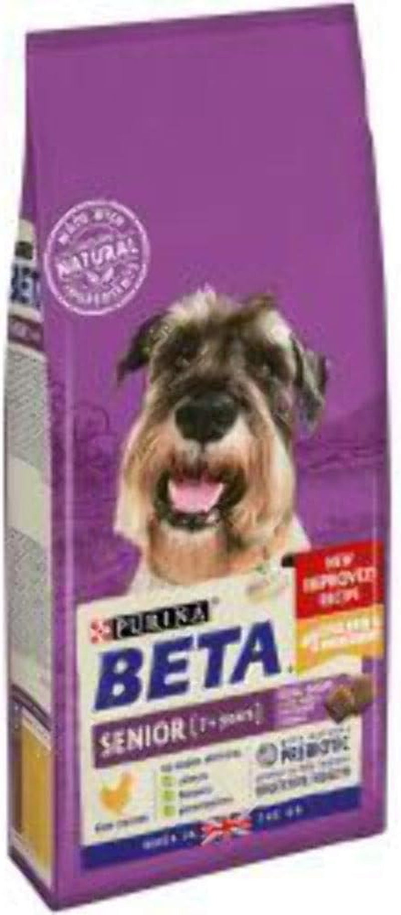 PURINA BETA Senior Dry Dog Food with Chicken, 2 Kg