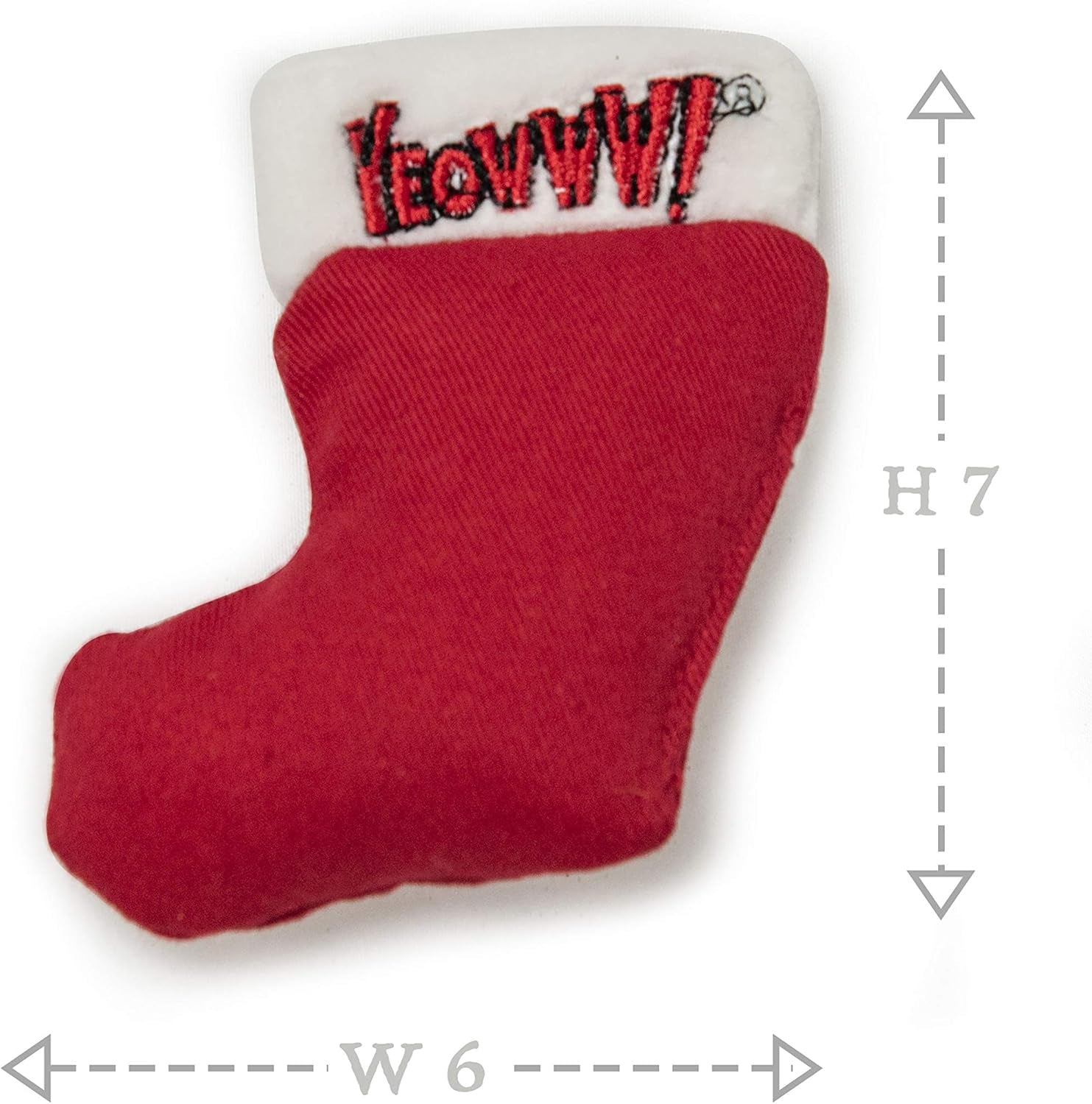 Catnip Cat Toy for Cats -Premium Quality Strong Organic Catnip Cat Toy Bundle (1 X Candy Cane Cat Kicker 20Cm and 1X Christmas Stocking 7Cm)