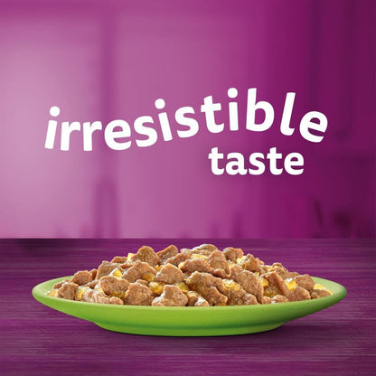 1 plus Whiskas Adult Mixed Selection in Jelly 84 Pouches, Adult Wet Cat Food, Megapack (84 X 85 G)