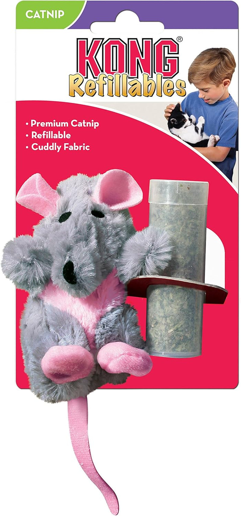 Refillable Catnip Rat Cat Toy