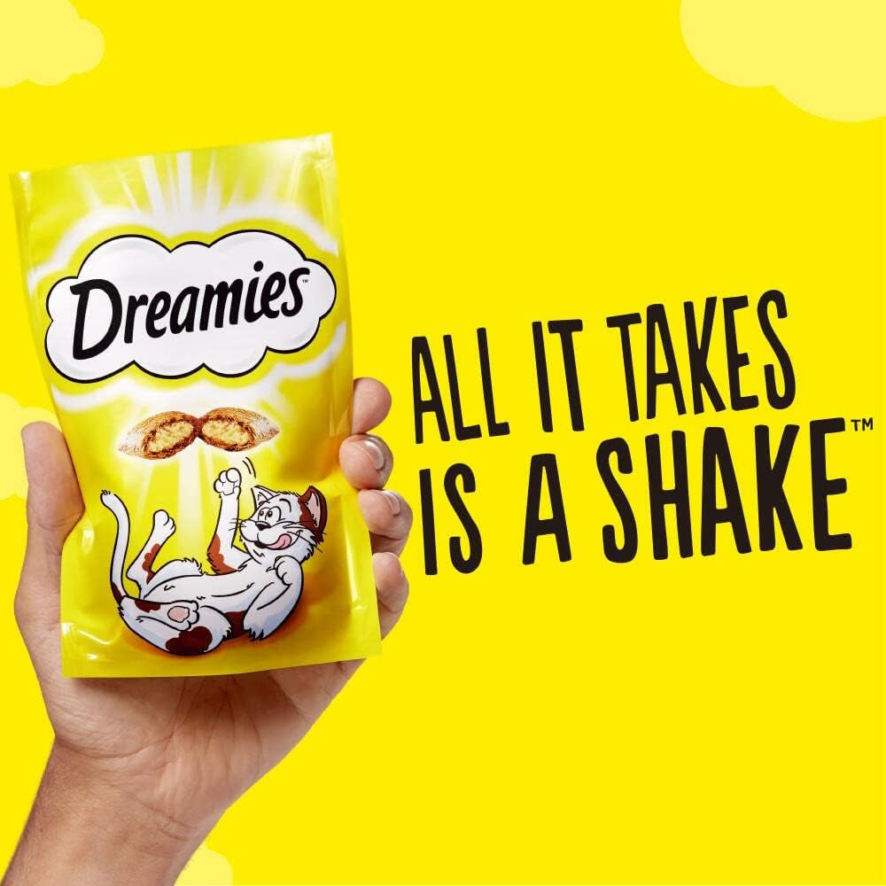 Dreamies Chicken Cat Treats - 2X350G - Multipack Snacks 2 Mega Tubs - Bulk Cat Food