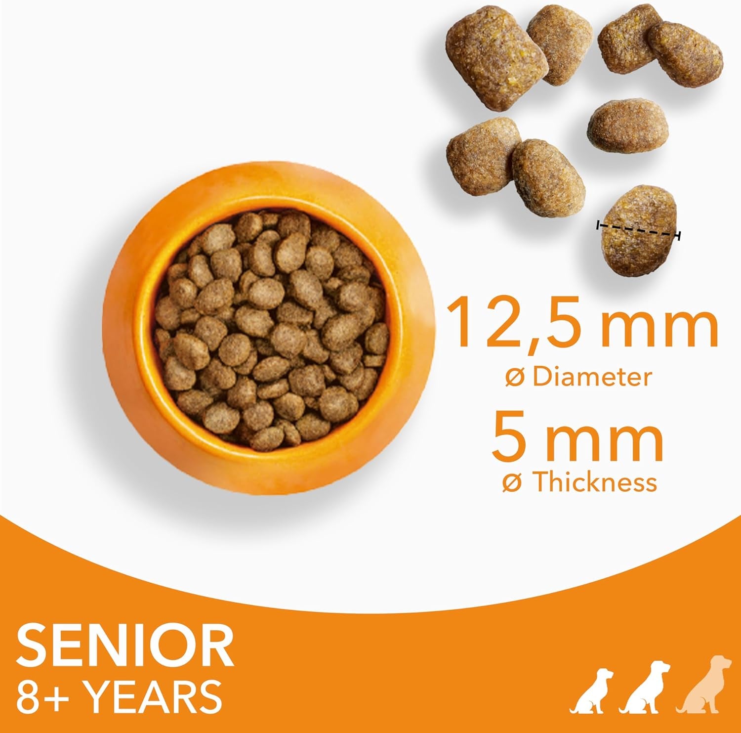 Senior Small Medium Complete Dry Dog Food Chicken 3Kg - with Dentalcare System