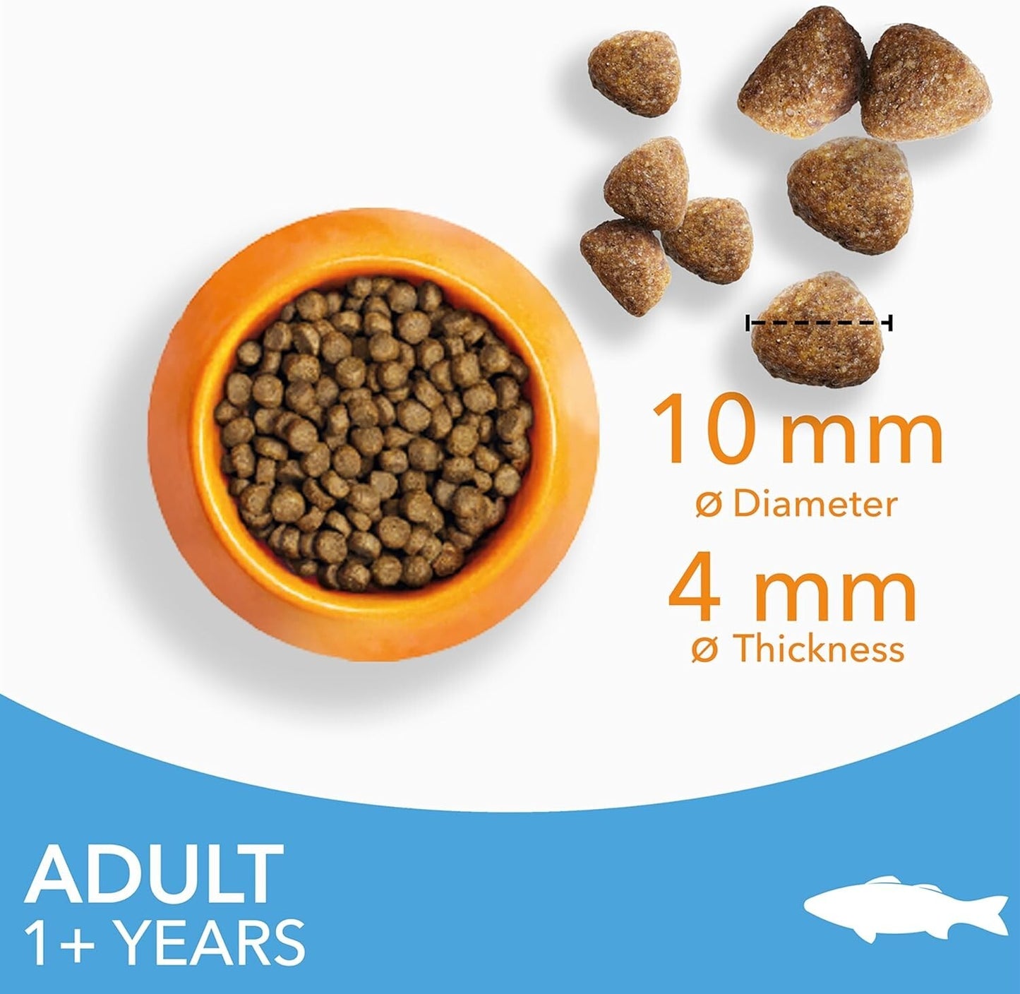 IAMS Complete Dry Cat Food for Adult 1+ Cats with Ocean Fish 3 Kg
