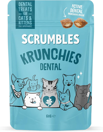 Scrumbles Dental Krunchies Cat Treats