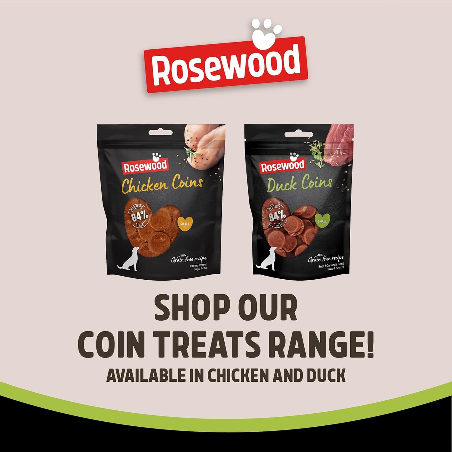 Duck Coins for Dogs - Made with Real Meat, Rawhide Free Chews, Grain Free, High Protein, Small Dog Treats, Great for Training (100G)