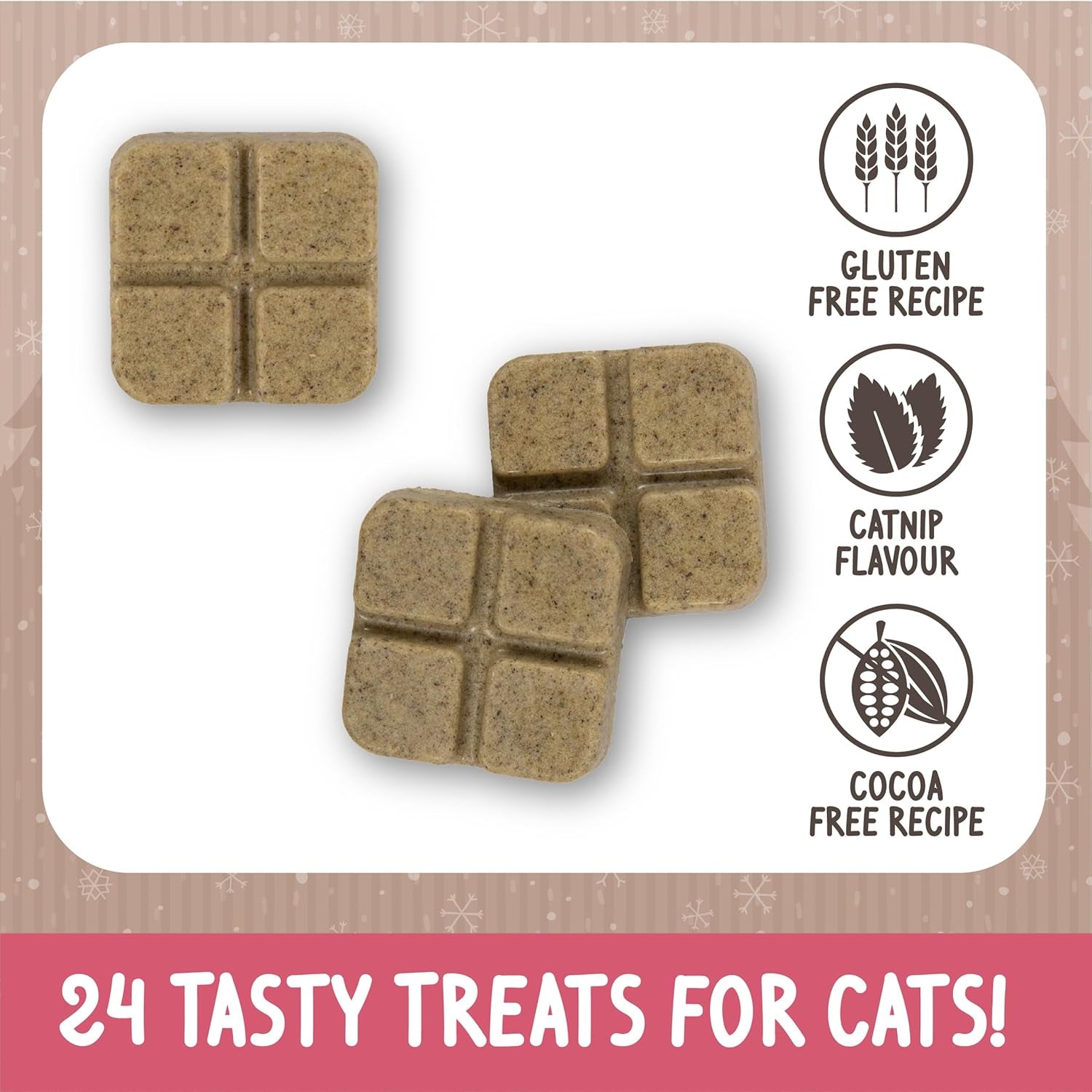 Cupid & Comet Advent Calendar for Cats, Yoghurt & Catnip Flavour Cat Treats