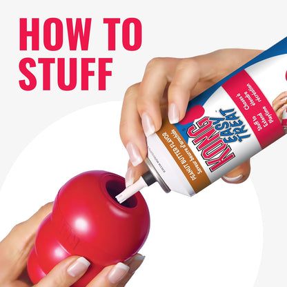 Classic Stuffable Dog Toy - Fetch & Chew Toy for Dogs - Treat-Filling Capabilities - Durable Natural Rubber Material - for Small Dogs