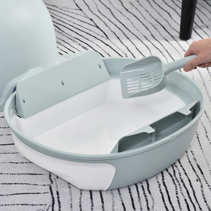 Pattie Plastic Litter Box Enclosure with Scoop