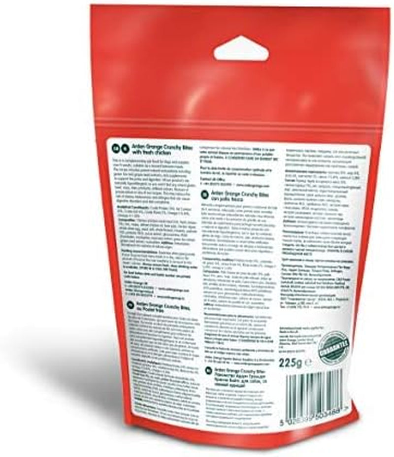 Crunchy Bites Dry Dog Treats Chicken, 225 G