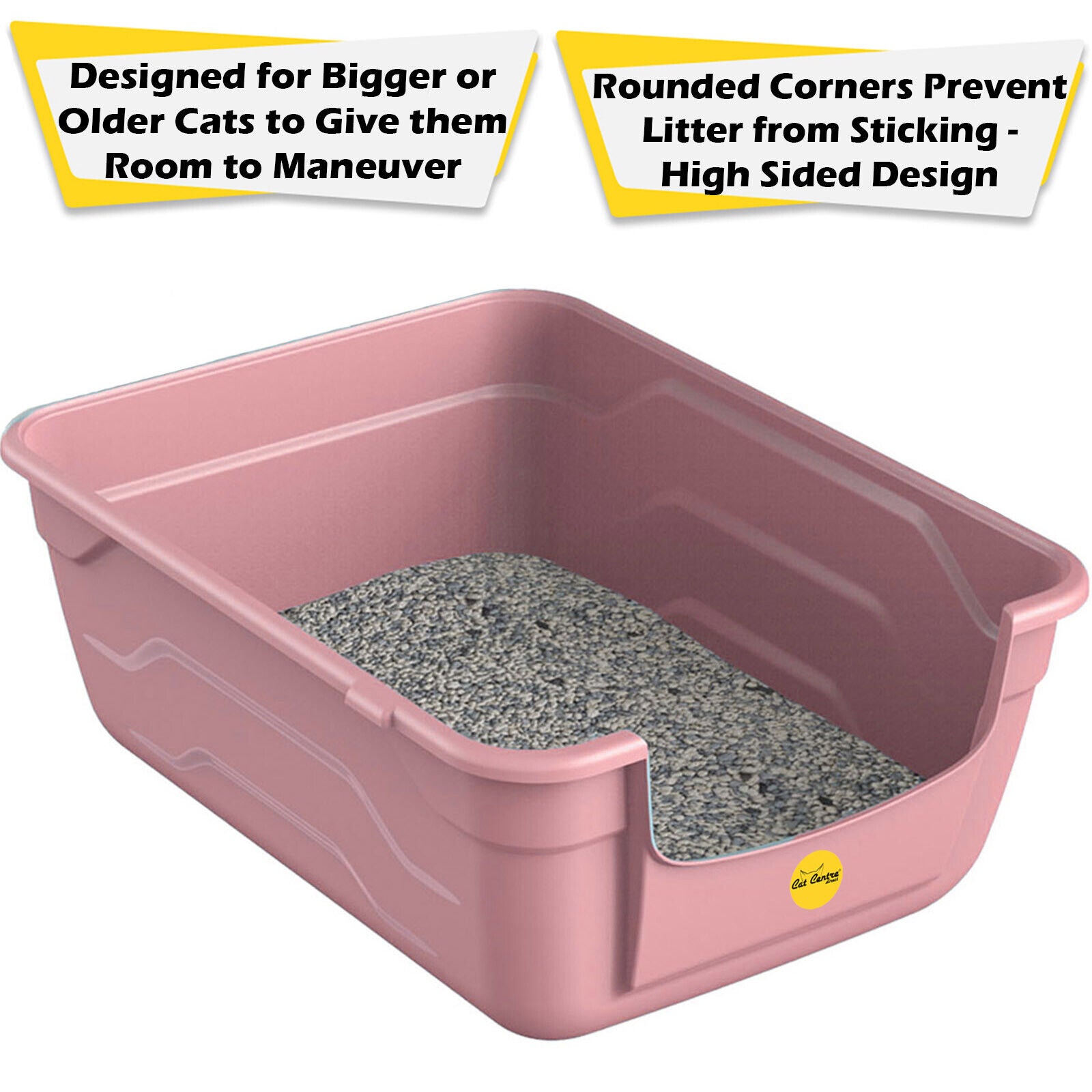 Large Cat Kitten Litter Tray Box High Sided UK Deep Toilet Loo Luxury Catcentre�