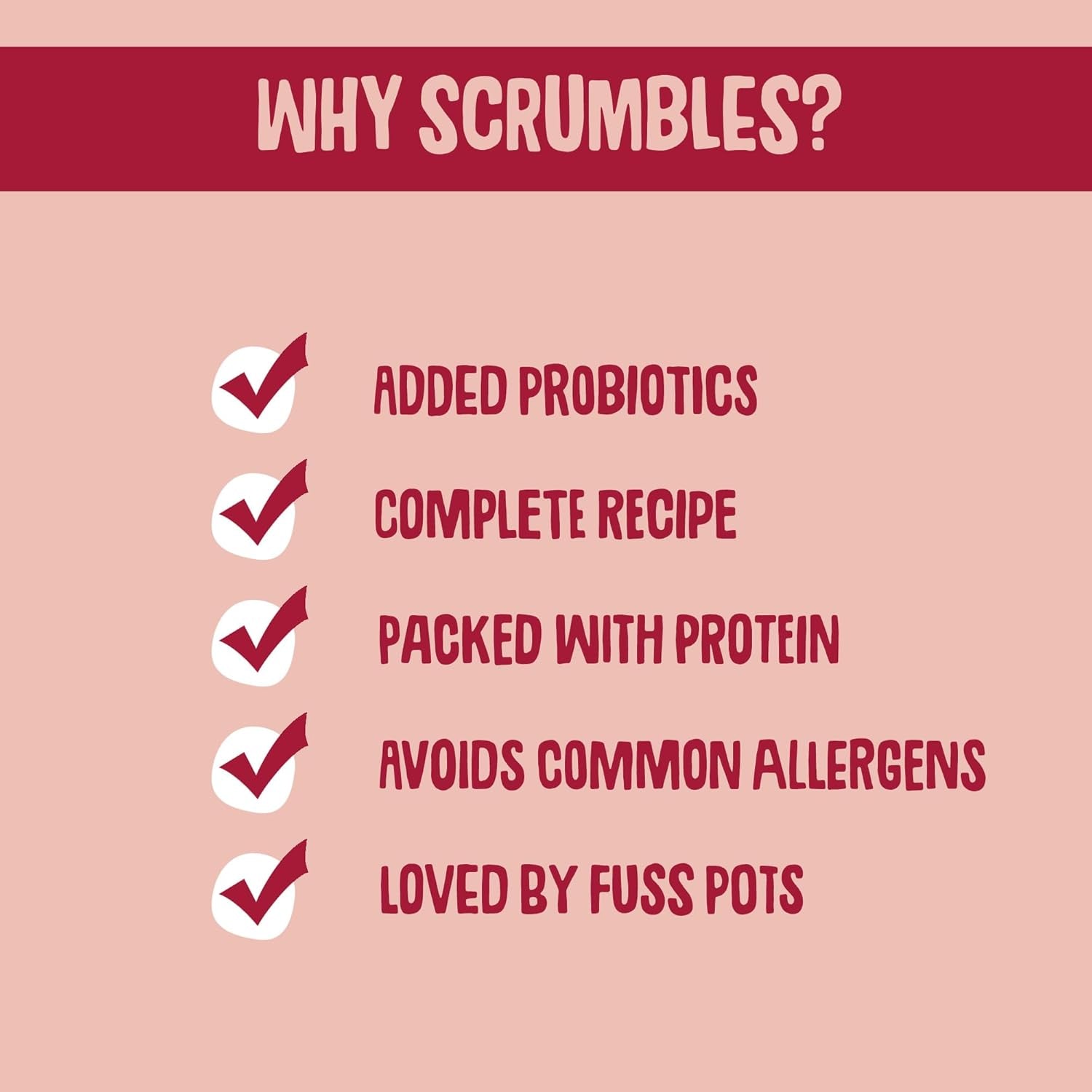 Scrumbles All Natural Dry Cat Food with Chicken and Fresh Salmon, High Protein Food for Adults and Seniors, 2.5 Kg,Pink Bag