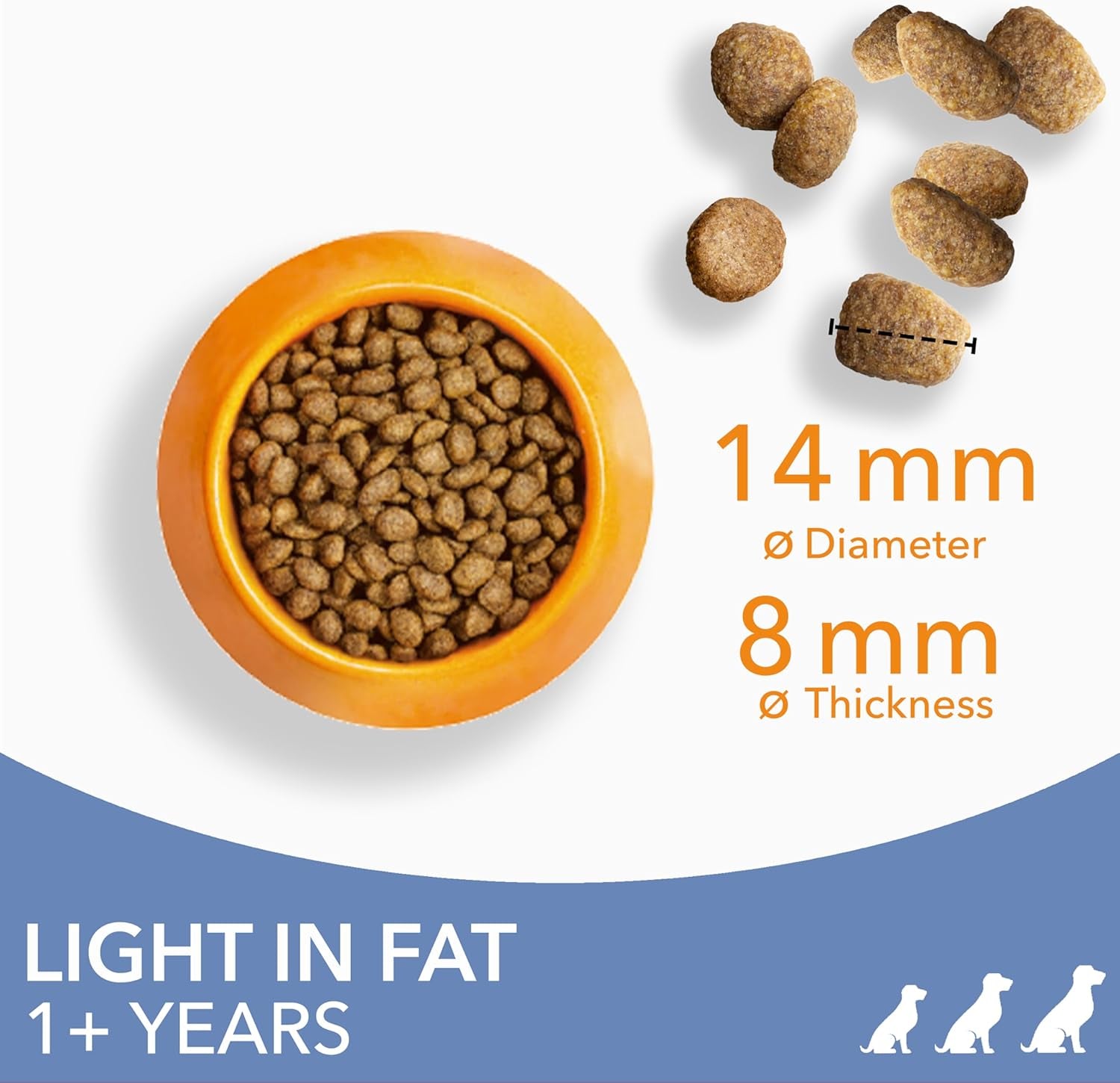 Light in Fat Complete Dry Dog Food Chicken 3Kg - 30% Lower Fat Formula