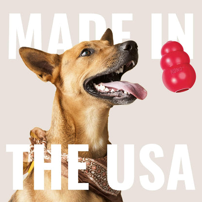 Classic Stuffable Dog Toy - Fetch & Chew Toy for Dogs - Treat-Filling Capabilities - Durable Natural Rubber Material - for Small Dogs