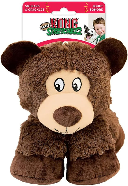 Stretchezz Legz Bear Dog Toy, Large Multicolour
